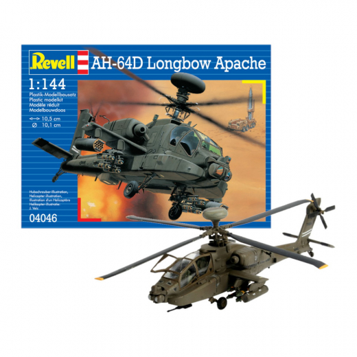 Revell - AH-64D Longbow Apache 1:144 ryhmässä PALAPELIT / Mallirakennus / Revell / Combat vehicles @ Spelexperten (R-04046)