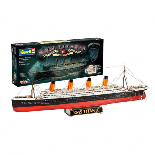 Revell - Gift Set R.M.S. Titanic 100th Anniversary 1:400 ryhmässä PALAPELIT / Mallirakennus / Revell / Vehicles @ Spelexperten (R-05715)