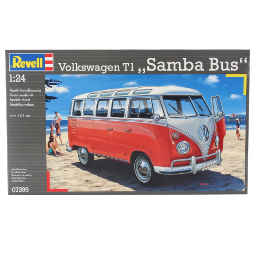 Revell - VW T1 SAMBA BUS 1:24 - 173 Pcs ryhmässä PALAPELIT / Mallirakennus / Revell / Vehicles @ Spelexperten (R-07399)