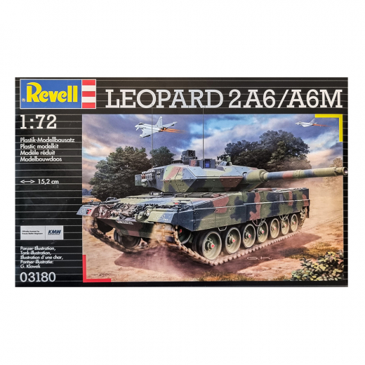 Revell - Leopard 2A6/a6M 1:72 ryhmässä PALAPELIT / Mallirakennus / Revell / Combat vehicles @ Spelexperten (R-3180)