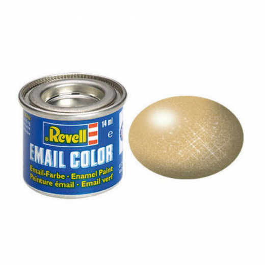 Revell - Kulta, Metallinen 14 ml ryhmässä PALAPELIT / Mallirakennus / Revell / Paint, brushes and glue @ Spelexperten (R-32194)