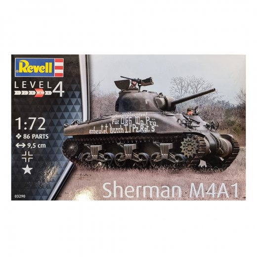 Revell - Sherman M4A1 1:72 - 86 Pcs ryhmässä PALAPELIT / Mallirakennus / Revell / Combat vehicles @ Spelexperten (R-3290)