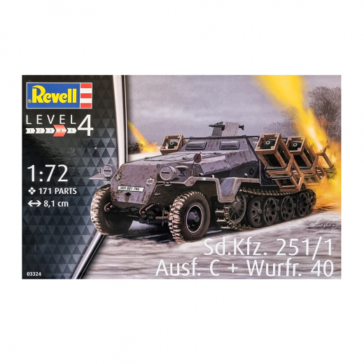 Revell - Sd.kfz. 251/1 Ausf. C + Wurfr. 40 1:72 - 171 Pcs ryhmässä PALAPELIT / Mallirakennus / Revell / Combat vehicles @ Spelexperten (R-3324)