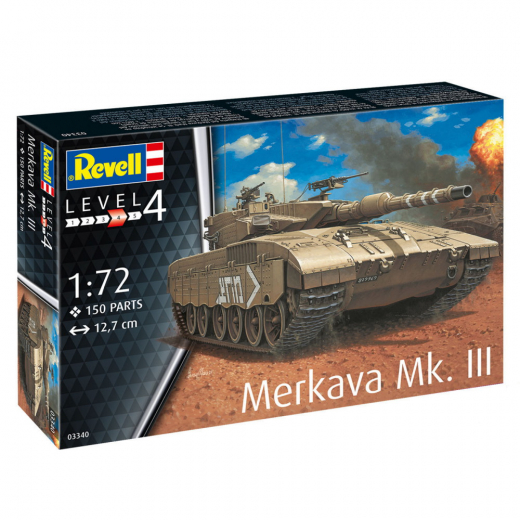 Revell - Merkava MK. lll 1:72 - 150 Pcs ryhmässä PALAPELIT / Mallirakennus / Revell / Combat vehicles @ Spelexperten (R-3340)