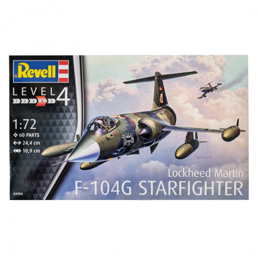 Revell - Lockheed Martin F-104G Starfighter 1:72 - 60 Pcs ryhmässä PALAPELIT / Mallirakennus / Revell / Combat vehicles @ Spelexperten (R-3904)