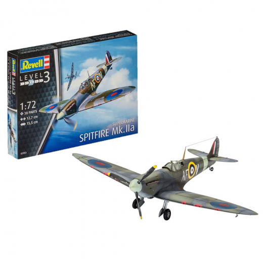 Revell - Supermarine Spitfire Mk.IIa 1:72 - 38 Pcs ryhmässä PALAPELIT / Mallirakennus / Revell / Combat vehicles @ Spelexperten (R-3953)