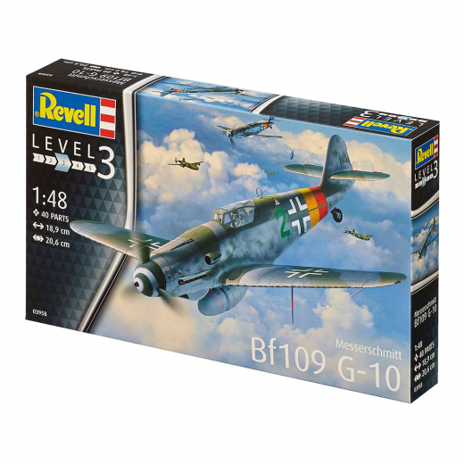 Revell - Messerschmitt Bf109 G-10 1:48 - 40 Pcs ryhmässä PALAPELIT / Mallirakennus / Revell / Combat vehicles @ Spelexperten (R-3958)