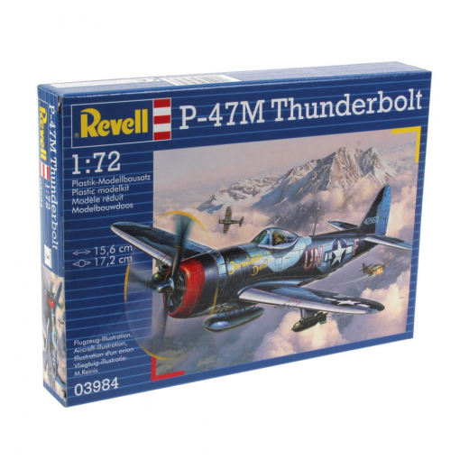 Revell - P-47M Thunderbolt 1:72 - 67 Pcs ryhmässä PALAPELIT / Mallirakennus / Revell / Combat vehicles @ Spelexperten (R-3984)