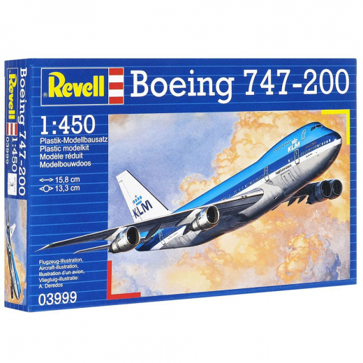 Revell - Boeing 747-200 1:450 - 22 Pcs ryhmässä PALAPELIT / Mallirakennus / Revell / Combat vehicles @ Spelexperten (R-3999)