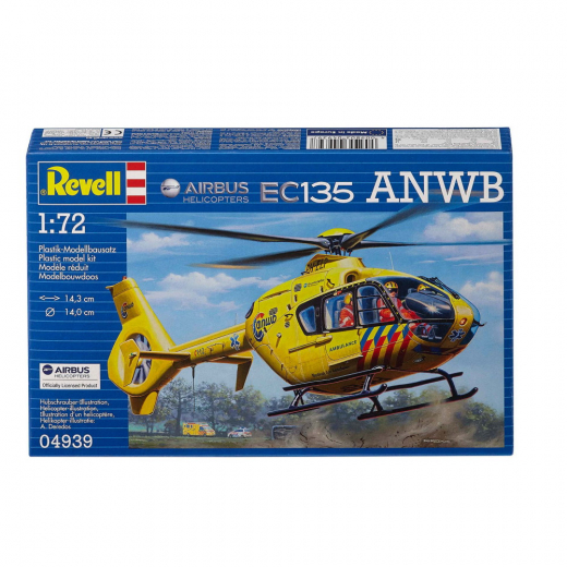 Revell - Airbus EC135 ANWB 1:72 ryhmässä PALAPELIT / Mallirakennus / Revell / Vehicles @ Spelexperten (R-4939)