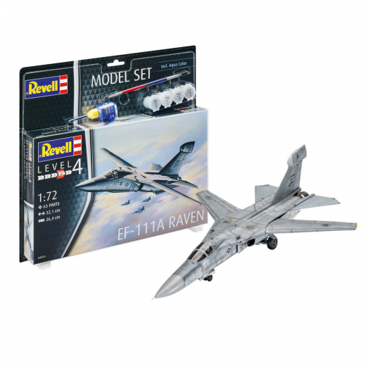 Revell Model Set - EF-111A Raven 1:72 - 98 Bitar ryhmässä PALAPELIT / Mallirakennus / Revell / Combat vehicles @ Spelexperten (R-4974)