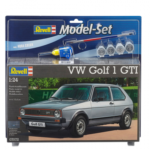 Revell Model Set - VW Golf 1 GTI 1:24 - 121 Pcs ryhmässä PALAPELIT / Mallirakennus / Revell / Vehicles @ Spelexperten (R-7072kit)