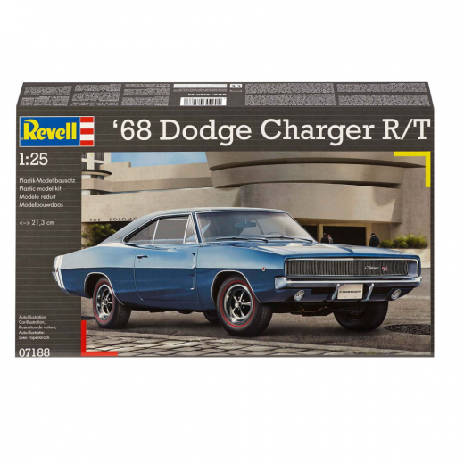 Revell - ´68 Dodge Charger R/T 1:25 - 139 Pcs ryhmässä PALAPELIT / Mallirakennus / Revell / Vehicles @ Spelexperten (R-7188)