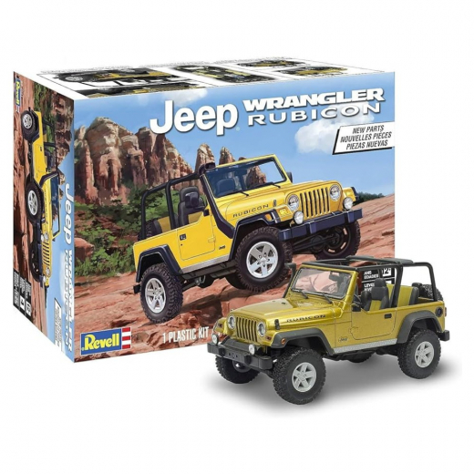 Revell - Jeep Wrangler Rubicon 1:25 - 92 Pcs ryhmässä PALAPELIT / Mallirakennus / Revell / Vehicles @ Spelexperten (R-85-4501)