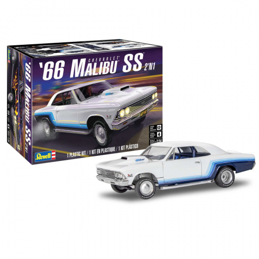 Revell - '66 Chevrolet Malibu SS 1:24 - 92 Pcs ryhmässä PALAPELIT / Mallirakennus / Revell / Vehicles @ Spelexperten (R-85-4520)