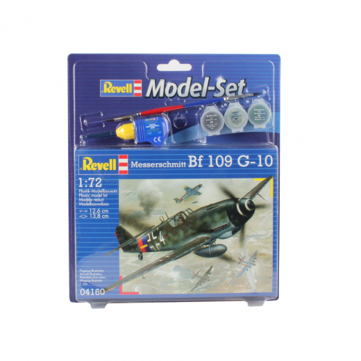 Revell Model Set - Messerschmitt Bf 109 G-10 1:72 - 37 Bitar ryhmässä PALAPELIT / Mallirakennus / Revell / Combat vehicles @ Spelexperten (R-M4160)