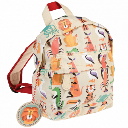 Rex London Backpack - Colourful creatures ryhmässä LELUT / Lasten & vauvojen / Reput & laukut @ Spelexperten (R26550)