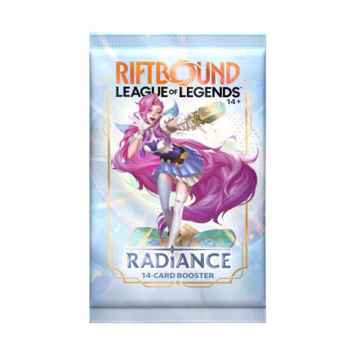Riftbound: League of Legends TCG - Radiance Booster Pack ryhmässä SEURAPELIT / Korttipelit @ Spelexperten (RB-05BD01-EN-BOS)