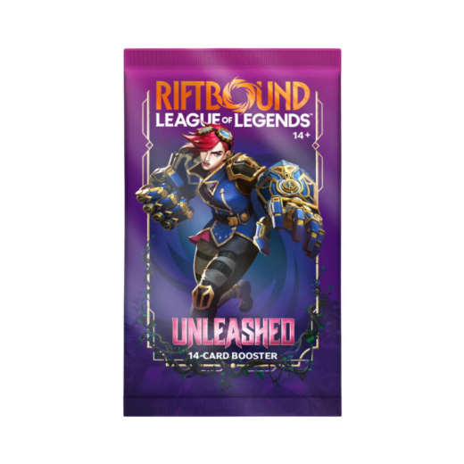 Riftbound: League of Legends TCG - Unleashed Booster Pack ryhmässä SEURAPELIT @ Spelexperten (RB03BD01EN-BOS)