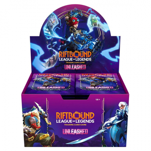 Riftbound: League of Legends TCG - Unleashed Booster Display ryhmässä SEURAPELIT / Korttipelit @ Spelexperten (RB03BD01EN-DIS)