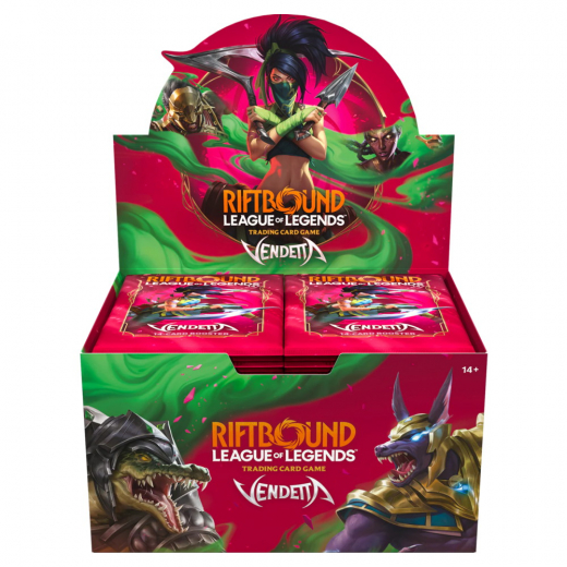 Riftbound: League of Legends TCG - Vendetta Booster Display ryhmässä Tulevat julkaisut @ Spelexperten (RB04BP01EN-DIS)