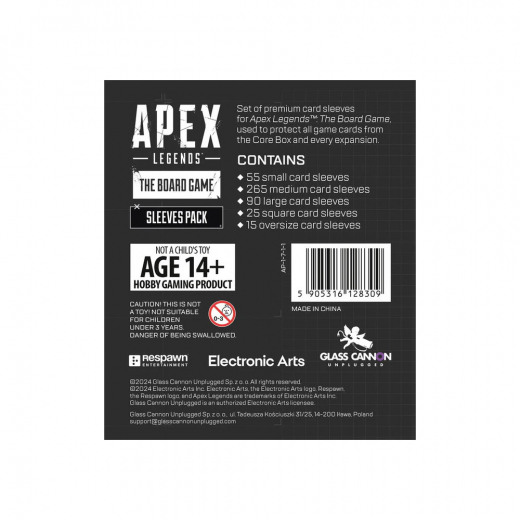 Apex Legends: Sleeves Pack ryhmässä SEURAPELIT / Tarvikkeet / Sleeves @ Spelexperten (REBAL08)