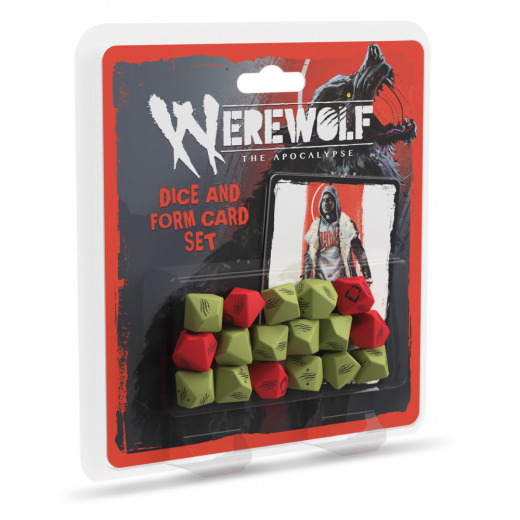 Werewolf: The Apocalypse - Game Dice and Form Card Set ryhmässä SEURAPELIT / Roolipelit @ Spelexperten (RGD02592)