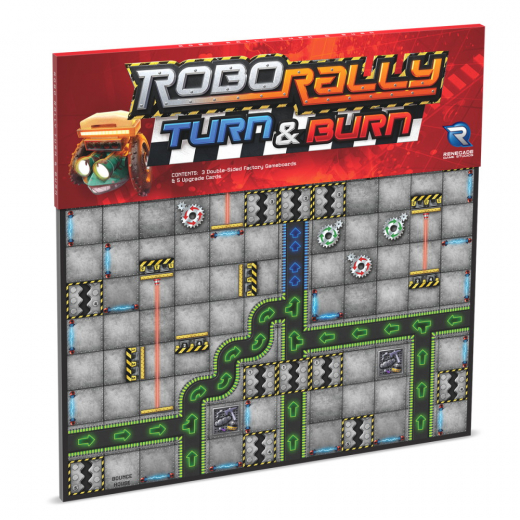 Robo Rally: Turn & Burn (Exp.) ryhmässä SEURAPELIT / Lisäosat @ Spelexperten (RGD02750)