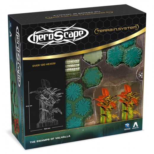 Heroscape: The Swamps of Valhalla Terrain (Exp.) ryhmässä SEURAPELIT / Lisäosat @ Spelexperten (RGD02758)