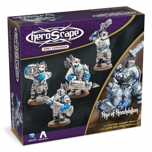 Heroscape: Rising Tide: Knight Primus Adelbern & Ordo Borealis Army Expansion ryhmässä SEURAPELIT / Lisäosat @ Spelexperten (RGD02760)