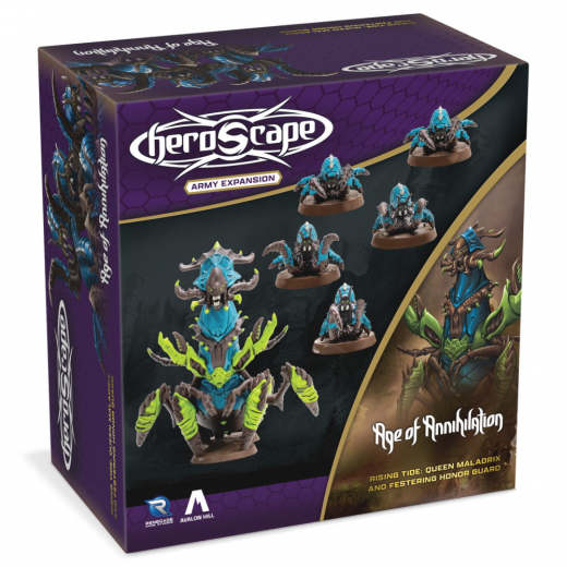 Heroscape: Rising Tide: Queen Maladrix & Festering Honor Guard Army Expansion ryhmässä SEURAPELIT / Lisäosat @ Spelexperten (RGD02767)