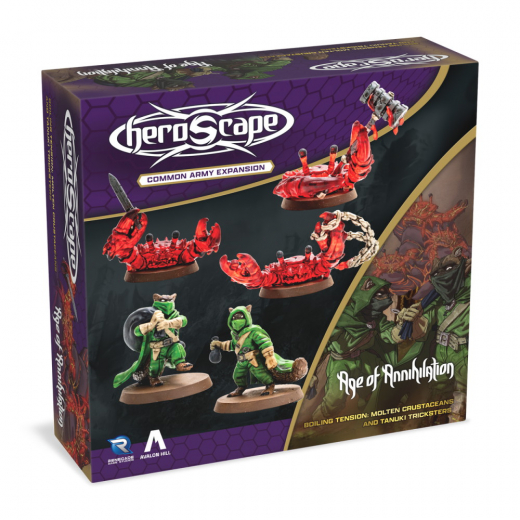 Heroscape: Boiling Tension - Molten Crustaceans & Tanuki Tricksters Army Expansion ryhmässä SEURAPELIT / Lisäosat @ Spelexperten (RGD02796)
