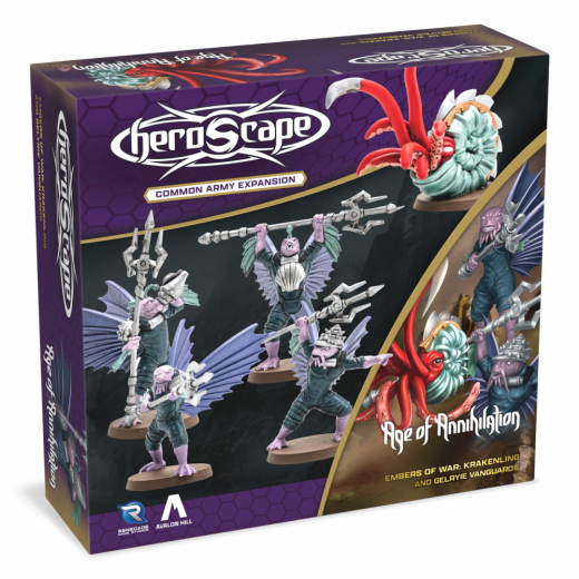 Heroscape: Embers of War - Krakenling & Gelryie Vanguards Common Army Expansion ryhmässä SEURAPELIT / Strategiapelit @ Spelexperten (RGD02839)