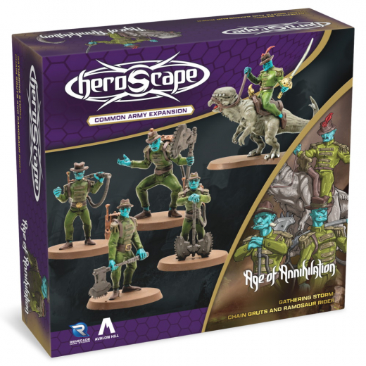 Heroscape: Chain Gruts & Ramosaur Rider Common Army Expansion ryhmässä SEURAPELIT / Lisäosat @ Spelexperten (RGD02888)