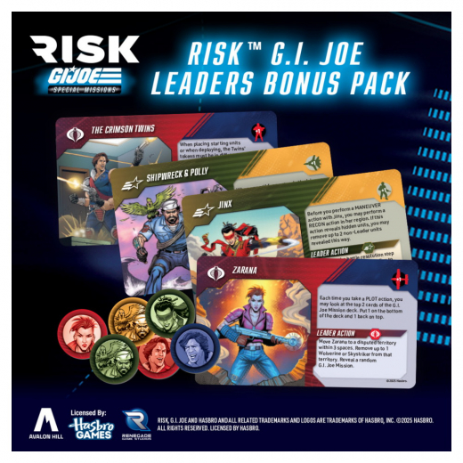 Risk: G.I. JOE - Special Missions - Leaders (Exp.) ryhmässä SEURAPELIT / Lisäosat @ Spelexperten (RGD02909)