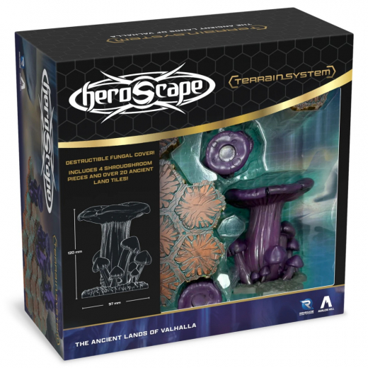 Heroscape: The Ancient Lands of Valhalla Terrain Expansion ryhmässä SEURAPELIT / Pelisarjat / Heroscape @ Spelexperten (RGD02966)