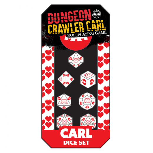 Dungeon Crawler Carl RPG: Carl's Enchanted Big Boi Boxers Dice Set ryhmässä SEURAPELIT / Tarvikkeet / Nopat ja tarvikkeet @ Spelexperten (RGS02950)