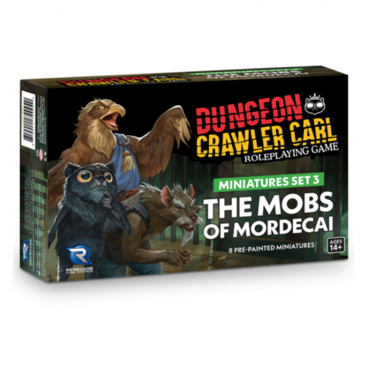 Dungeon Crawler Carl RPG: Mobs of Mordecai - Miniature Set 3 ryhmässä SEURAPELIT / Tarvikkeet / Muut @ Spelexperten (RGS02994)