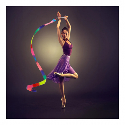 Gymnastics Ribbons Multicolored 2 pcs ryhmässä LELUT / Ulkoleikit @ Spelexperten (RIBBON-MULTI)