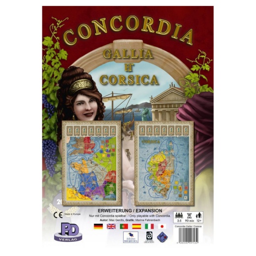 Concordia: Gallia / Corsica (Exp.) ryhmässä SEURAPELIT / Lisäosat @ Spelexperten (RIO541)