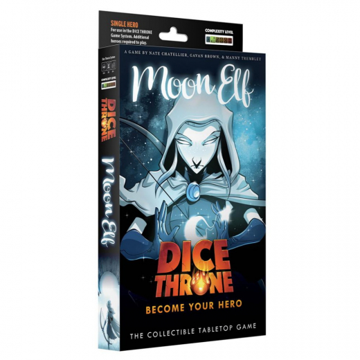 Dice Throne: Moon Elf Hero Pack ryhmässä SEURAPELIT / Strategiapelit @ Spelexperten (ROX1402)