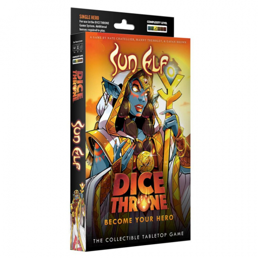 Dice Throne: Sun Elf Hero Pack ryhmässä SEURAPELIT / Strategiapelit @ Spelexperten (ROX1425)