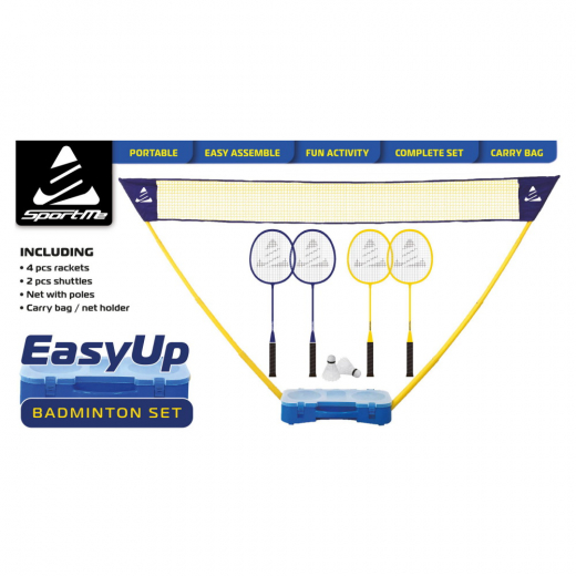Easy-Up Badminton set ryhmässä ULKOPELIT / Sulkapallo @ Spelexperten (S-7358)