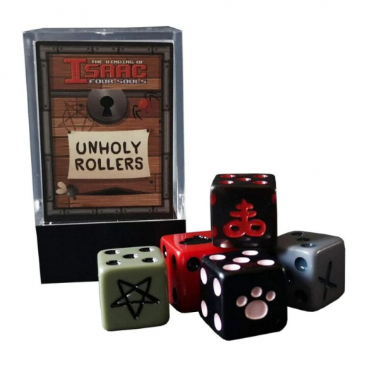 The Binding of Isaac: Four Souls Unholy Rollers Dice Set ryhmässä SEURAPELIT / Tarvikkeet / Nopat ja tarvikkeet @ Spelexperten (S71BOI2766E)