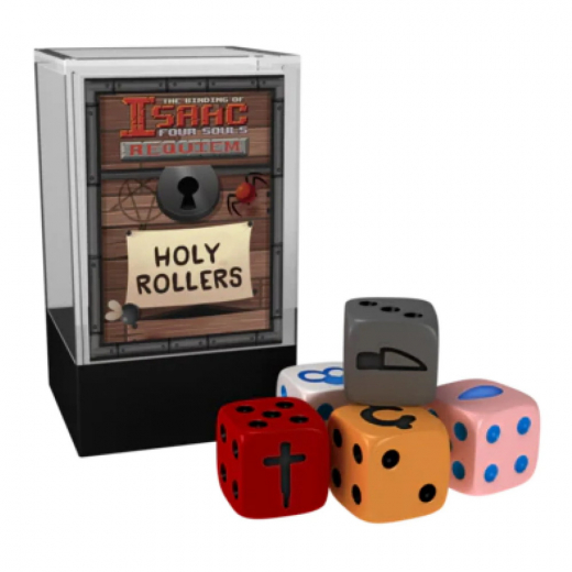 The Binding of Isaac: Four Souls Holy Rollers Dice Set ryhmässä SEURAPELIT / Tarvikkeet / Nopat ja tarvikkeet @ Spelexperten (S71BOI3061E)