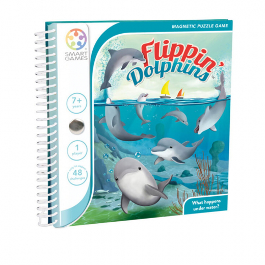 Flippin Dolphins Magnetic Travel ryhmässä SEURAPELIT / Pulmia & puuhaa @ Spelexperten (SG2330)
