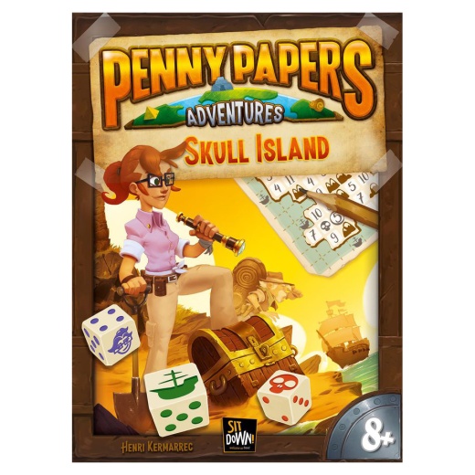 Penny Papers Adventures: Skull Island ryhmässä SEURAPELIT / Strategiapelit @ Spelexperten (SIT2544)
