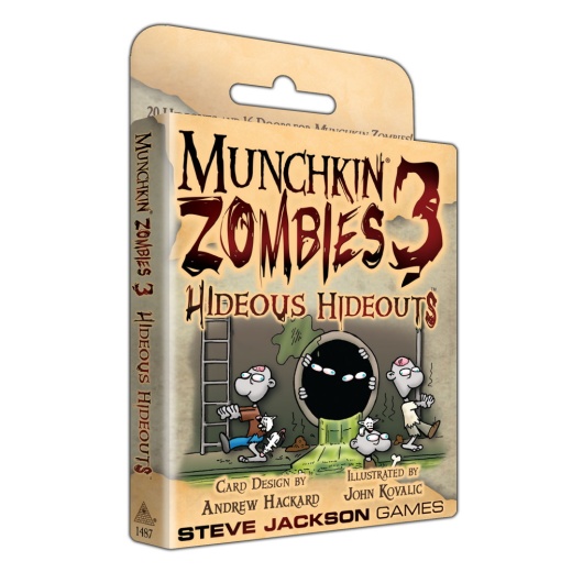 Munchkin Zombies 3: Hideous Hideouts (Exp.) ryhmässä SEURAPELIT / Lisäosat @ Spelexperten (SJG1487)