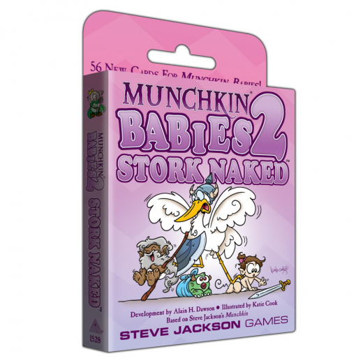 Munchkin Babies: Stork Naked (Exp.) ryhmässä SEURAPELIT / Lisäosat @ Spelexperten (SJG1528)