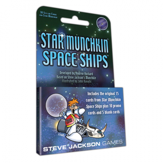 Star Munchkin 3: Space Ships (Exp.) ryhmässä SEURAPELIT / Lisäosat @ Spelexperten (SJG4214)
